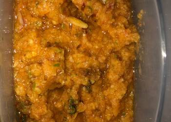 How To Cooking Recipe Raw mango and onion sweet chutney Delicious Steady