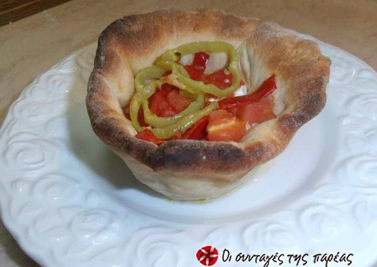 Bouyiourdi in a dough bowl alla Conna