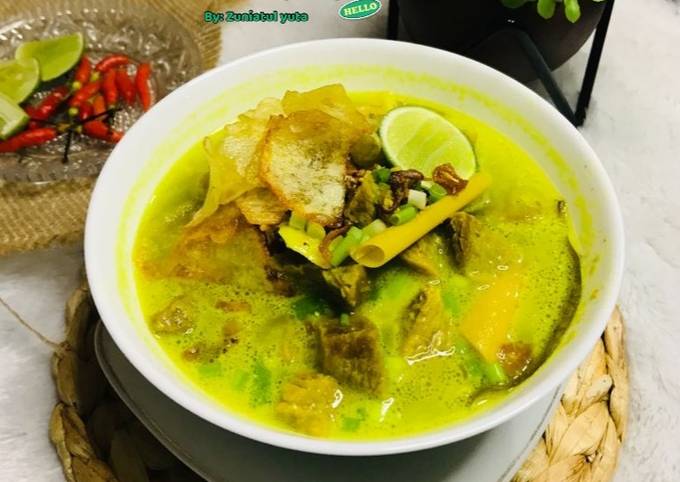 Resep Soto Kuning Khas Bogor Oleh Zuniatul Yuta - Cookpad