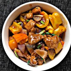 A picture of Chicken Oyster Sauce.
