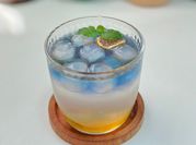 Gambar minuman mocktail kelapa