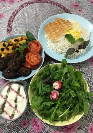 عکسی از دستور کباب سکه ای