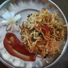 A picture of Hakka noodles.