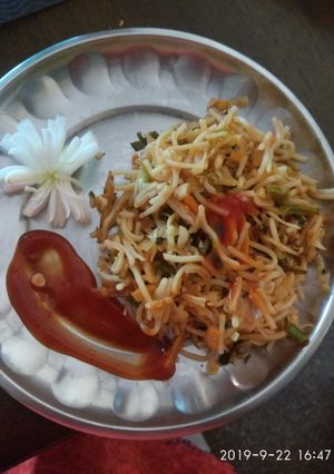 A picture of Hakka noodles.