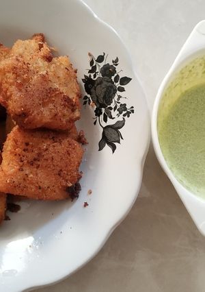 Foto resep DS8. Nugget pisang keju saus green tea
