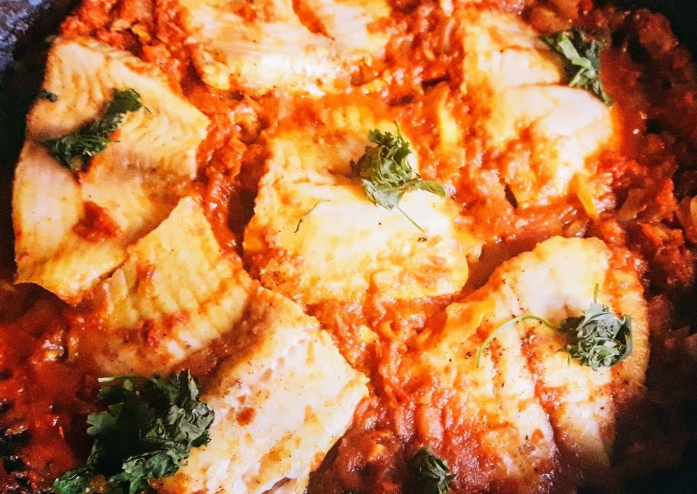 Quick Shakshuka Fish Fillet Recipe