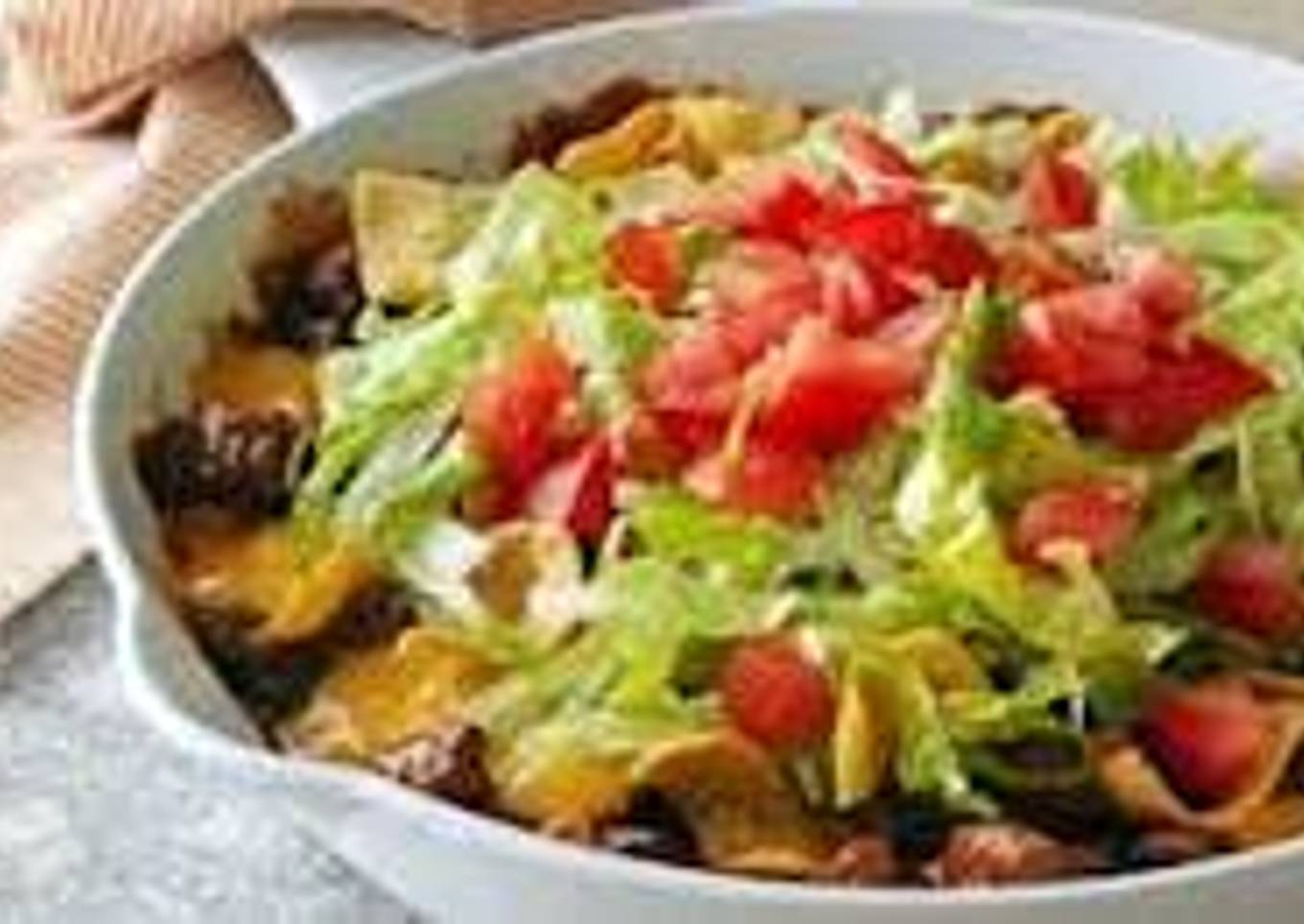 Fresh taco salad