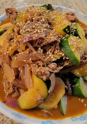 韓式炒牛肉 的食譜成品照片