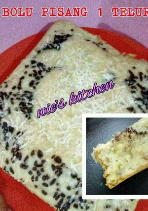 Foto resep BOLU PISANG bisa panggang / kukus (tanpa mixer, hemat telur)