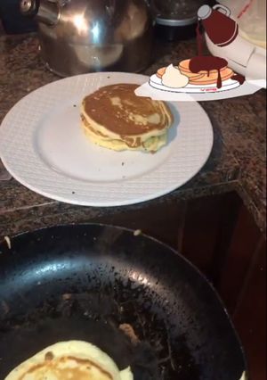 Una foto de Pancakes americanos