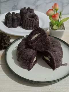 Foto resep Bolu ketan hitam keju lumer