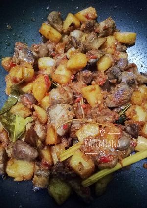 Foto resep Sambal Goreng Ati Ampela Kentang