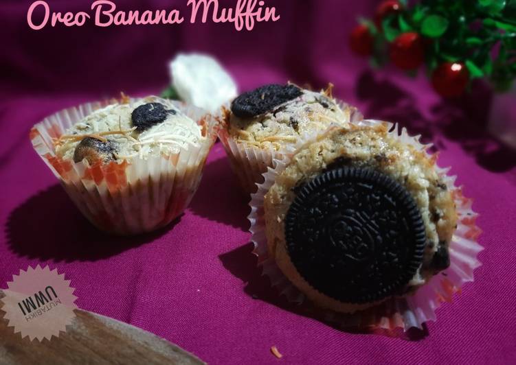 Oreo Banana Muffin