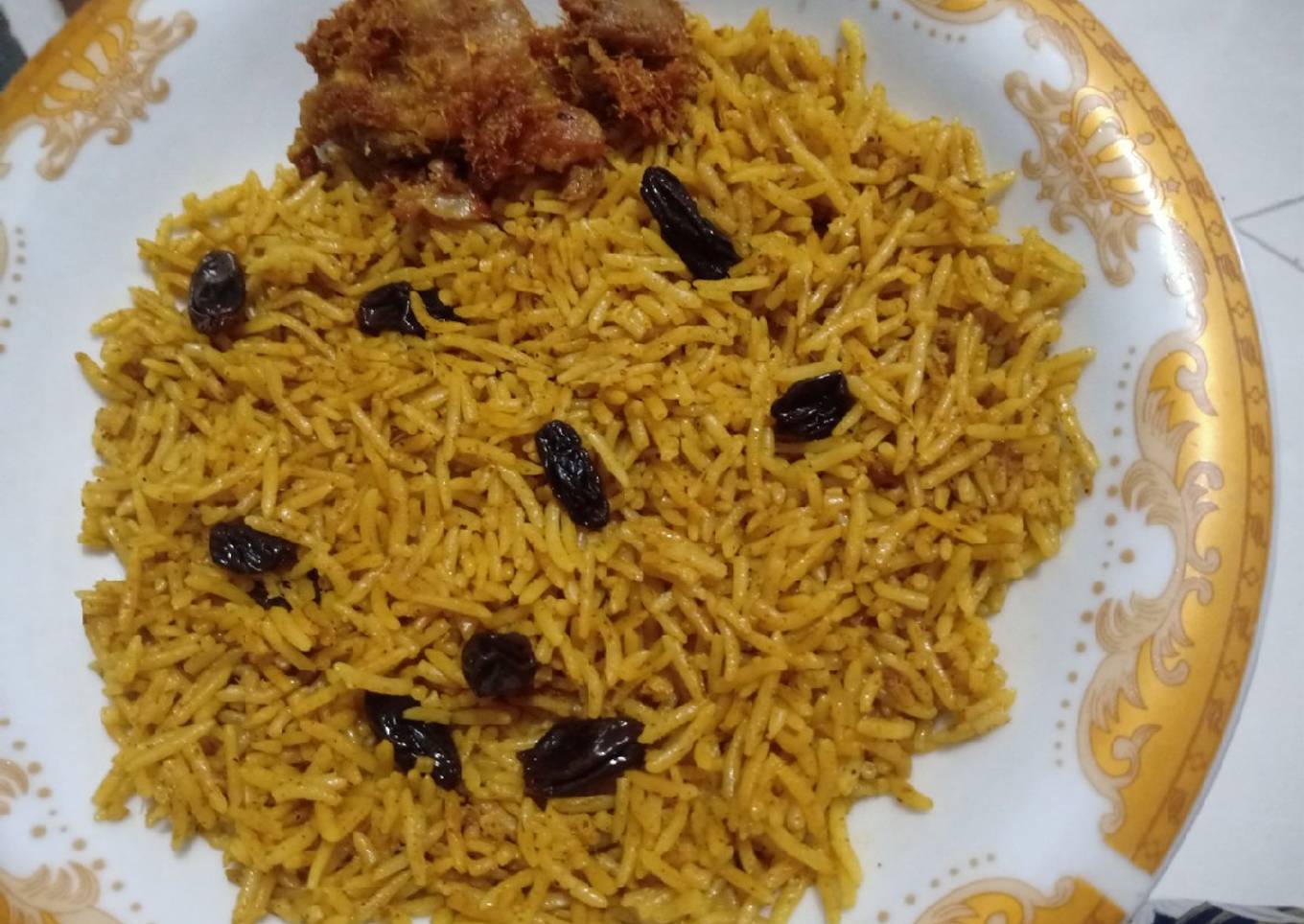 Cara Gampang Membuat Nasi Briyani + ayam goreng Anti Gagal