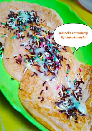 Foto resep Pancake strawberry