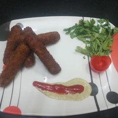 A picture of Veg Seekh Kebab.