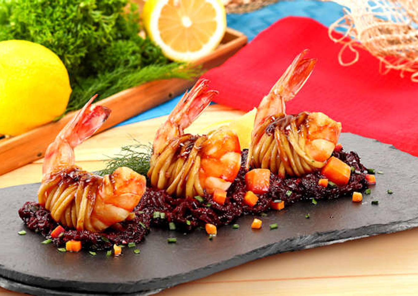 Resep Udang Mie Saus Tiram