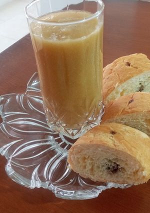 عکسی از دستور موکتل سیب و موز🍏🍌