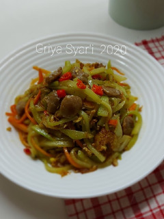 Foto resep Oseng Bakso Wortel Labu Siam