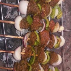 A picture of Meat kebab.