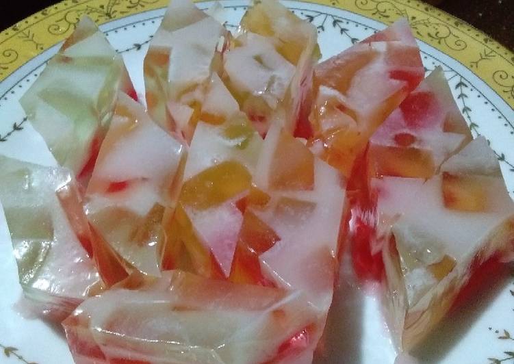 Resep Puding mozaik yang Bisa Manjain Lidah