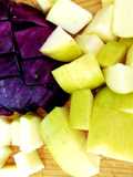 Verduras salteadas al tequila