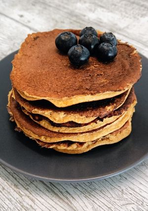 Una foto de Tortitas de avena y plátano (sin azúcar añadido)