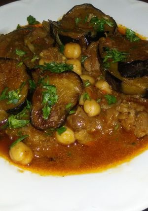 صورة لوصفة مدربل باذنجان باللحم