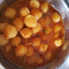 A picture of Chole masala.
