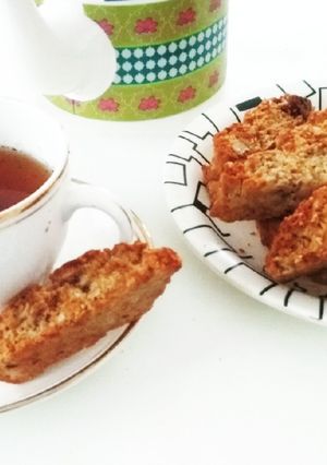 A picture of Apple Oats Biscotti.