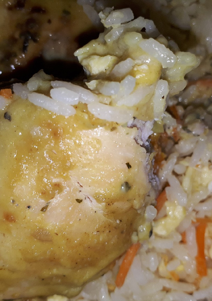 Una foto de Pechugas Rellenas Con Salsa De Mostaza