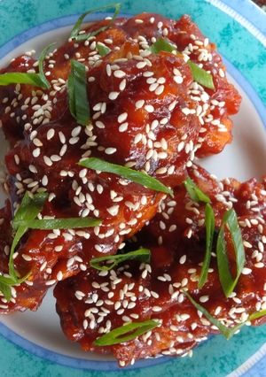 Foto resep Ayam pedas Korea 🇰🇷 (tanpa gochujang)