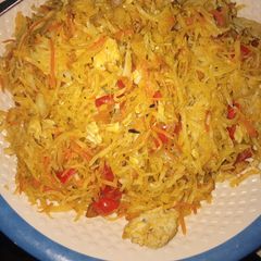 A picture of Yam supergetti.