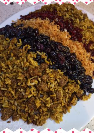 عکسی از دستور عدس پلو