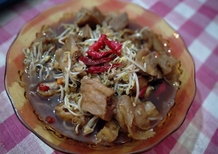 Tumis Tahu Goreng Kecambah