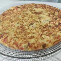 Una foto de Tortilla de bacalao rápida