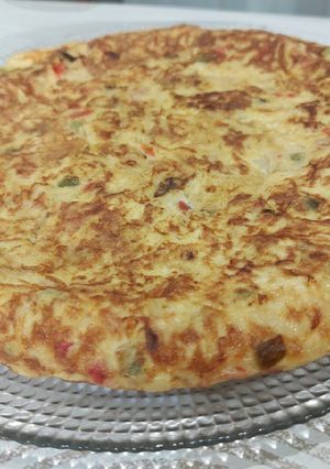 Una foto de Tortilla de bacalao rápida