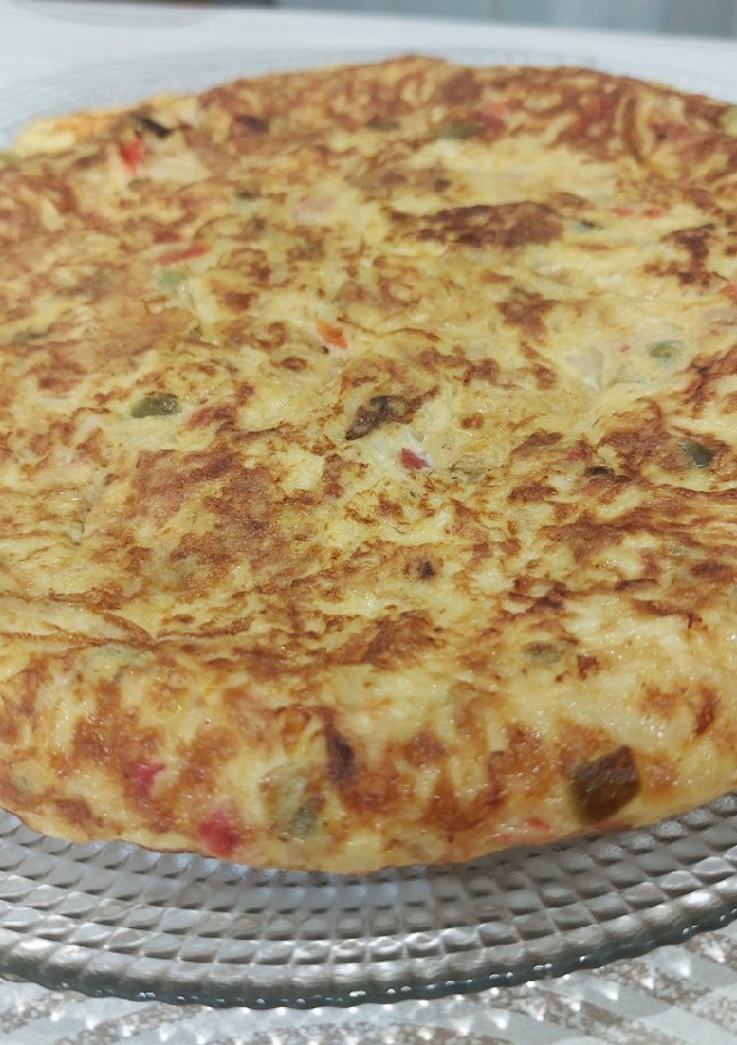 Una foto de Tortilla de bacalao rápida