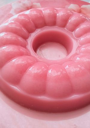 Foto resep Pudding Pop Ice Strowberry