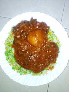 A picture of Swahili beef biriani #my rice dish contest.