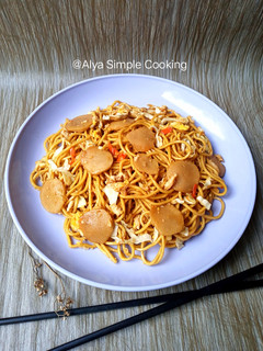 Foto resep Mie Goreng Baso Saus Teriyaki