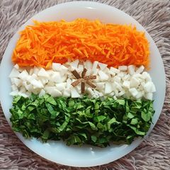 A picture of Tiranga Salad.