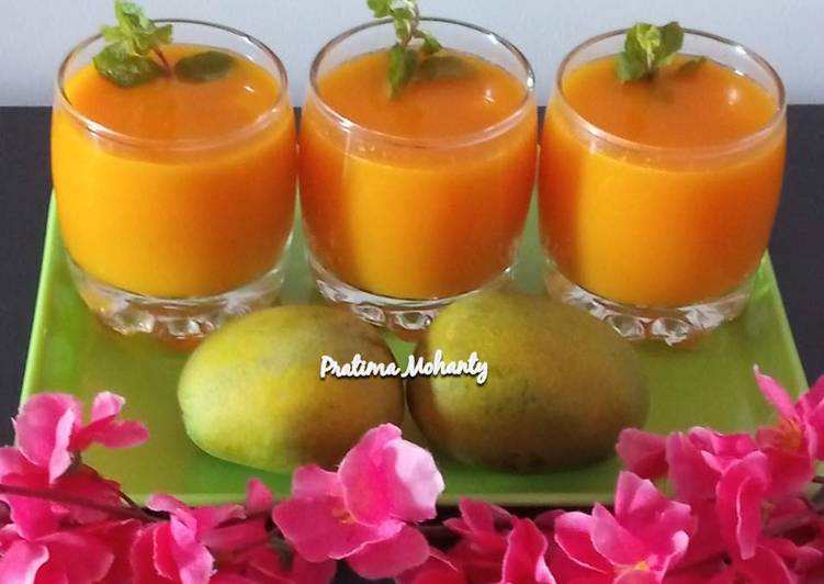Steps to Prepare Favorite Mango Juice