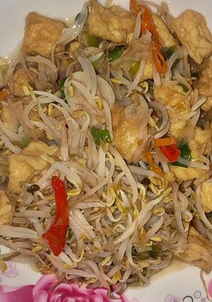 Foto resep Tumis kecambah dan tahu