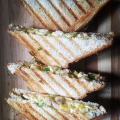 A picture of Smoked paneer sandwich.