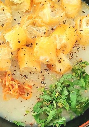 Hình của món CHÁO TRAI (CHÁO SƯỜN).