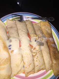 Una foto de Crepas saladas