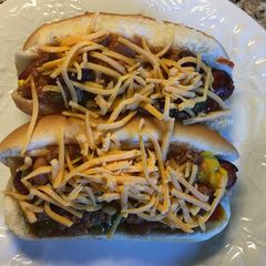 Chili Cheese Hotdogs A picture of Chili Cheese Hotdogs.