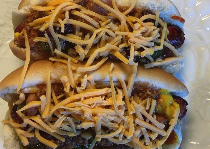 Chili Cheese Hotdogs