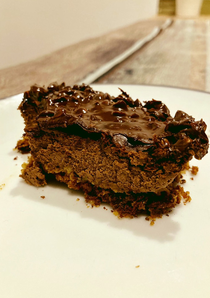 Una foto de Cheese-Chocolate cake